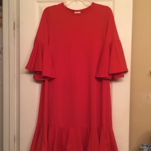 💛 {LuLaRoe} Maurine Red Dress